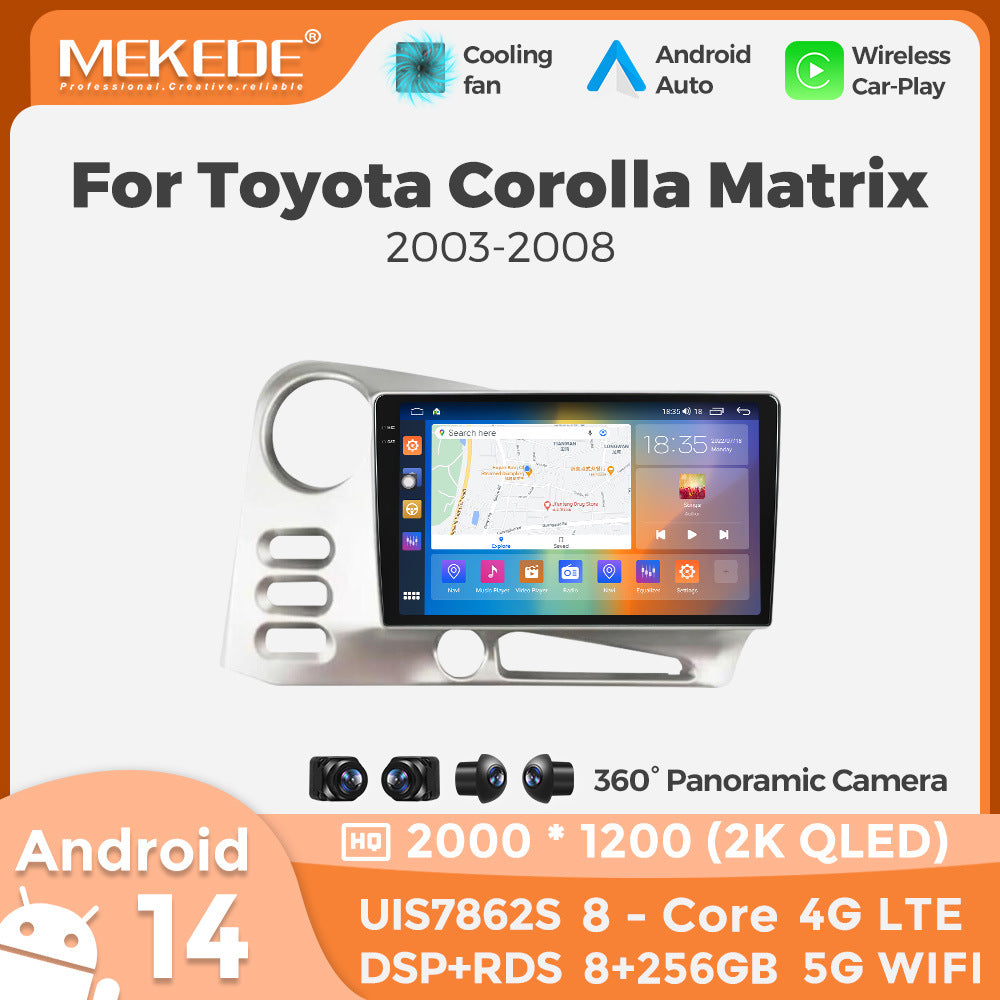 Suitable for toyota corolla matrix 2003-2008 toyota smart android car navigator