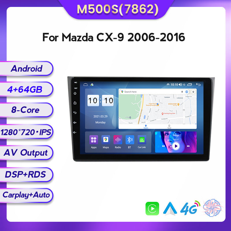 Compatible with the modified Android large screen in-car navigation screen for Mazda CX9 models 06-16, 8+128GB