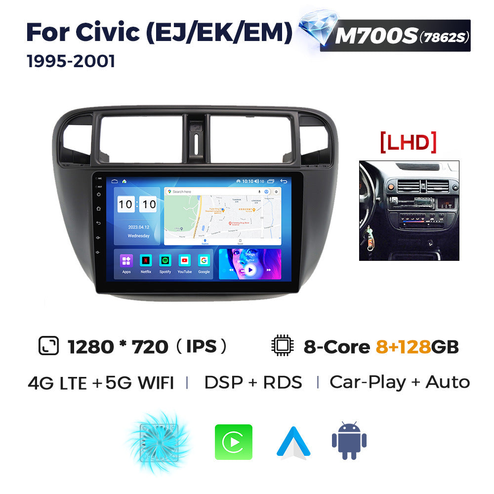 Suitable for Honda civic 95-01 Android large screen central control navigation radio screen 8 + 256G