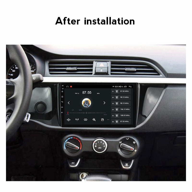 Compatible with Kia RIO K2 2016-2019 modified Android large screen central control in-car navigation screen 8+128GB