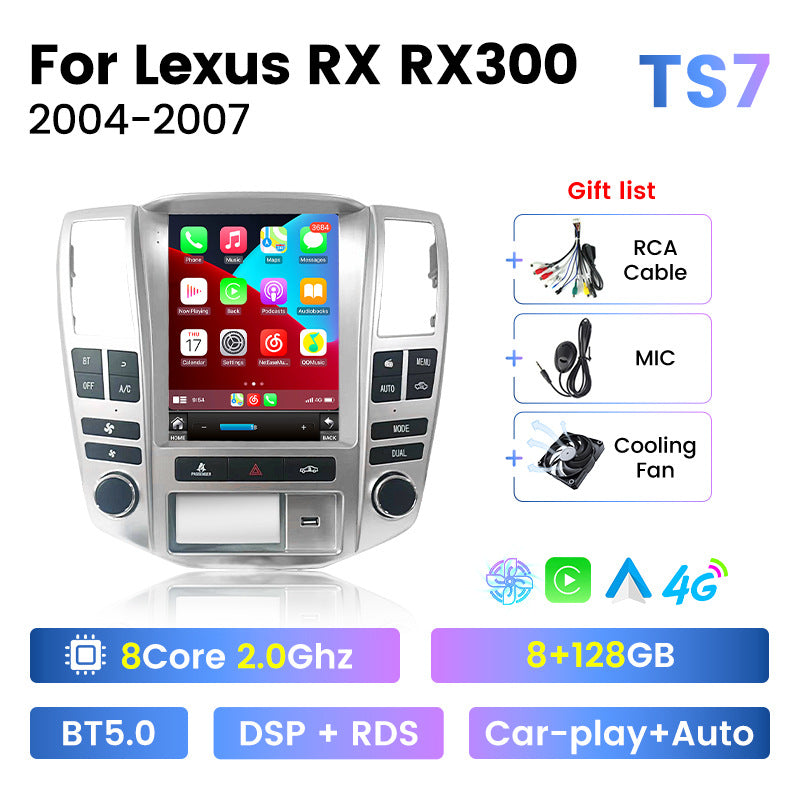 Suitable for lexus rx300 330 350 rx400 450 lexus rx vertical screen android navigator