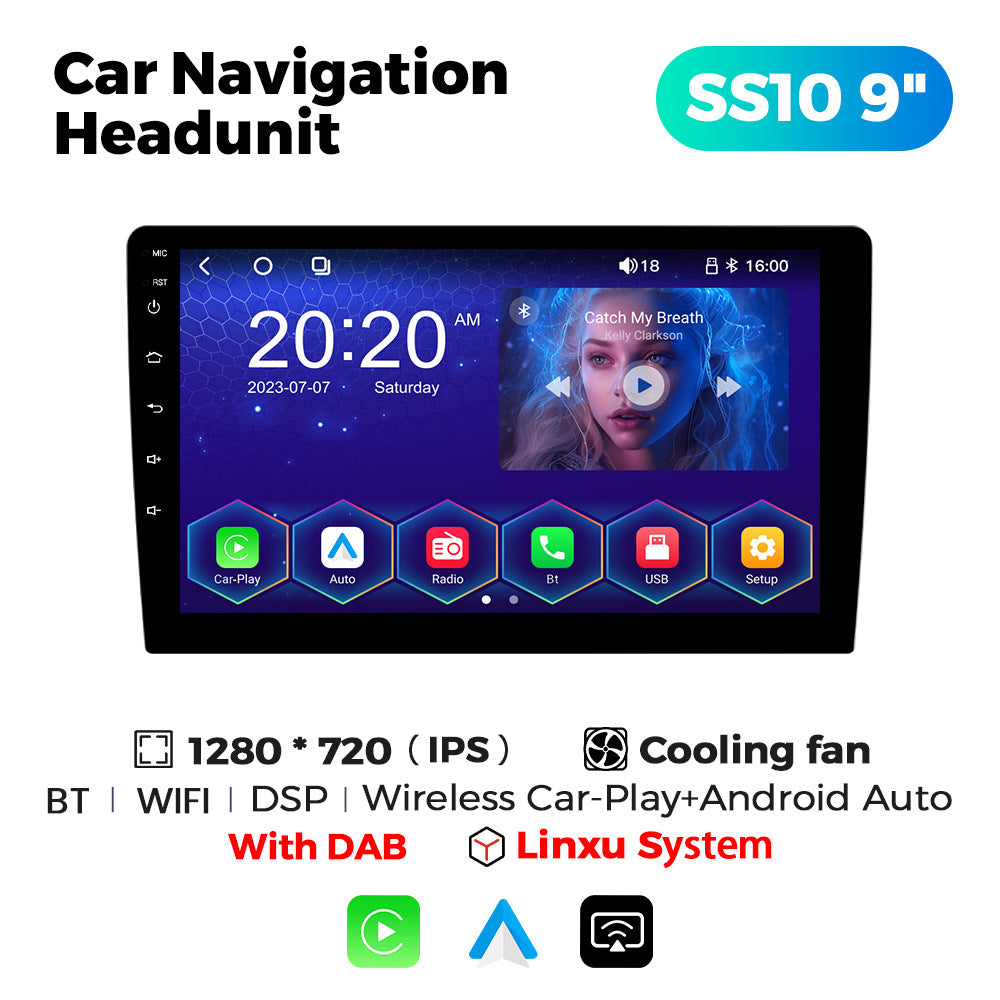 Mekede factory wholesale SS10 Linux stable universal car navigation host QLED screen