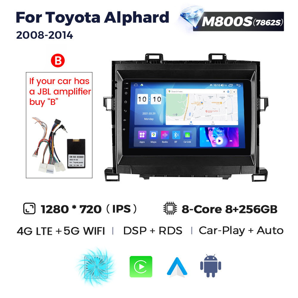 Suitable for toyota alphard 2008-2014 alfa car restoration android smart navigation motherboard