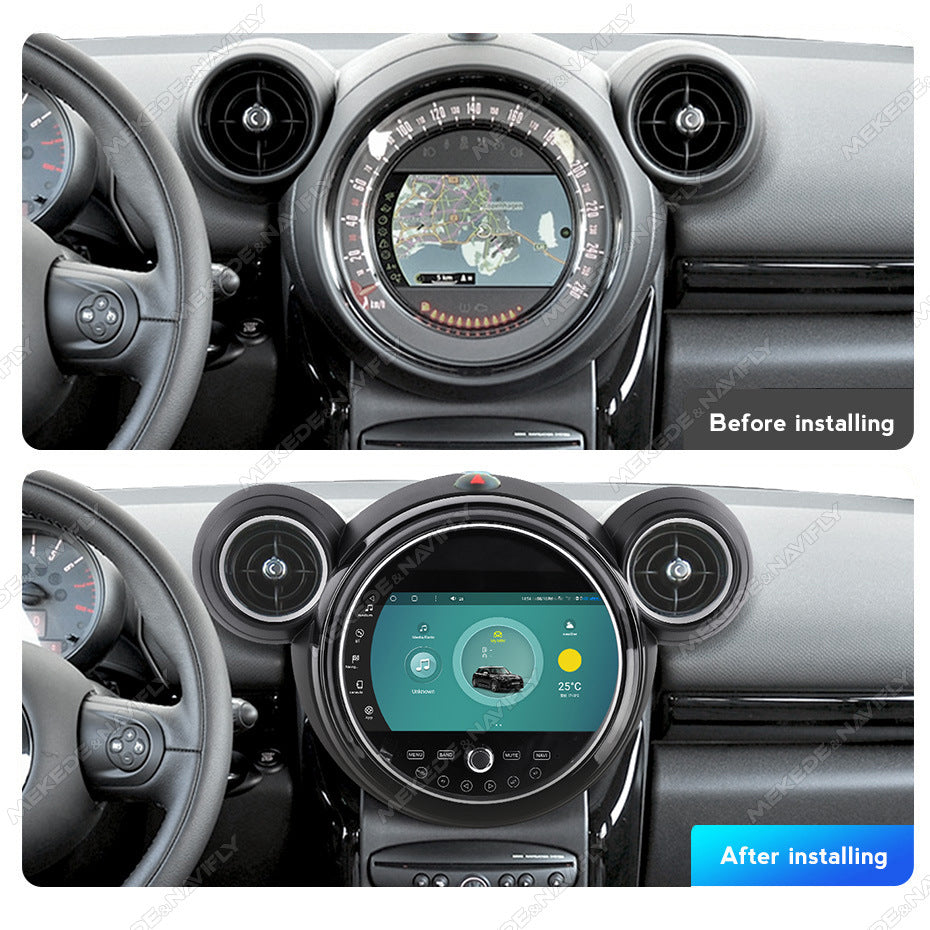 Applicable to BMW MINI 2010-2016 Android large screen central control car navigation Bluetooth Carplay