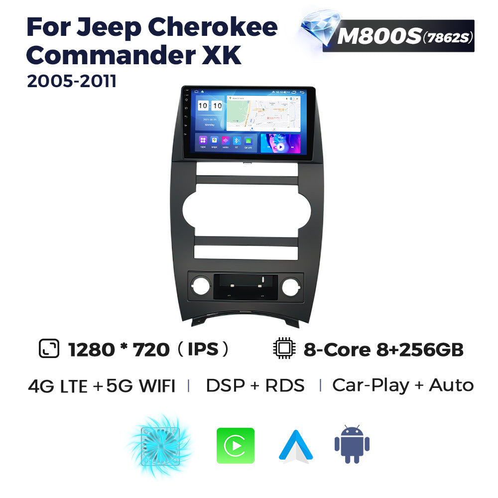 Applicable to Jeep Cherokee Commander XK 05-11 Android large screen central control navigation
