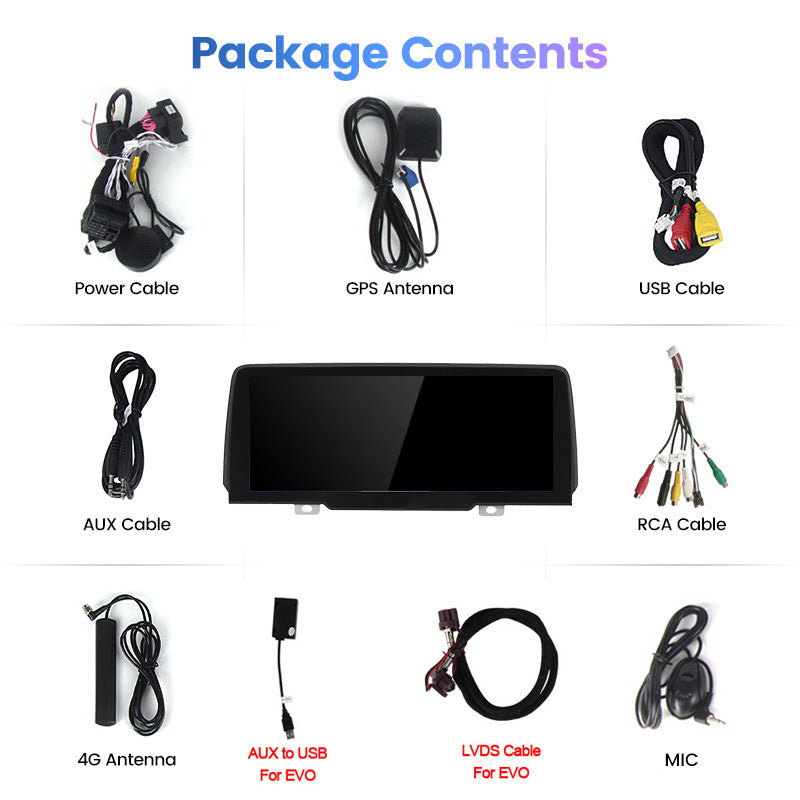 Suitable for bmw x3 x4 g01 g02 evo bmw original car screen upgrade 10.25inch central control android navigation
