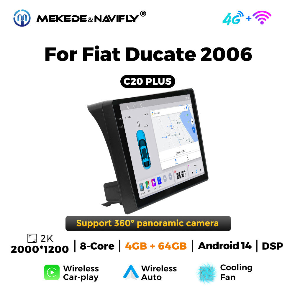 Suitable for Fiat Ducate 2006 Android Large Screen Central Control Car Navigation Radio Screen Carplay
