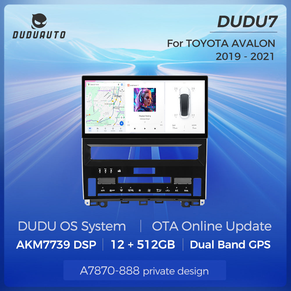 Suitable for toyota avalon 2019-2022 toyota asia dragon 12inch private model dudu android navigation