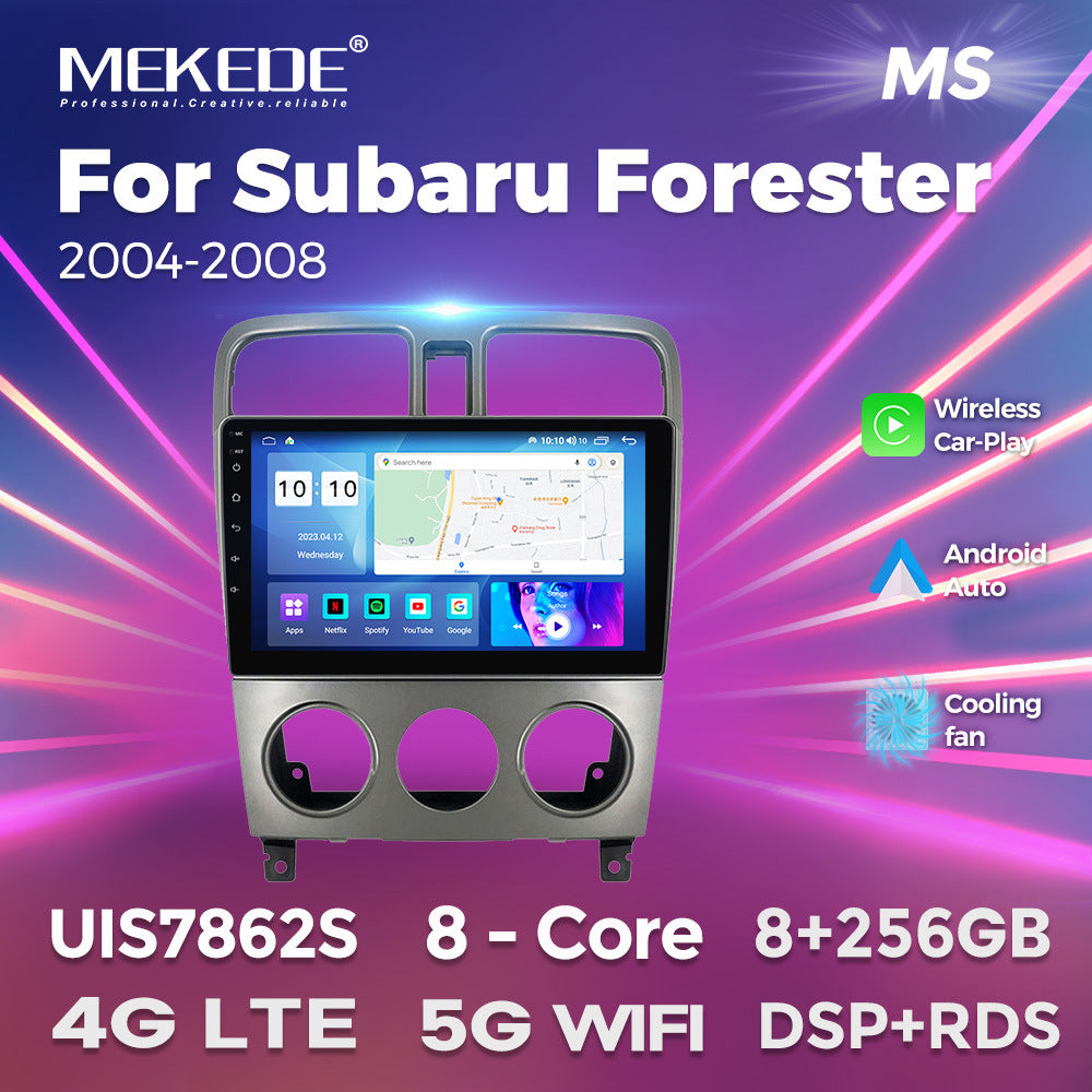 Suitable for subaru forester 04-08 car central control gps navigation wireless carplay