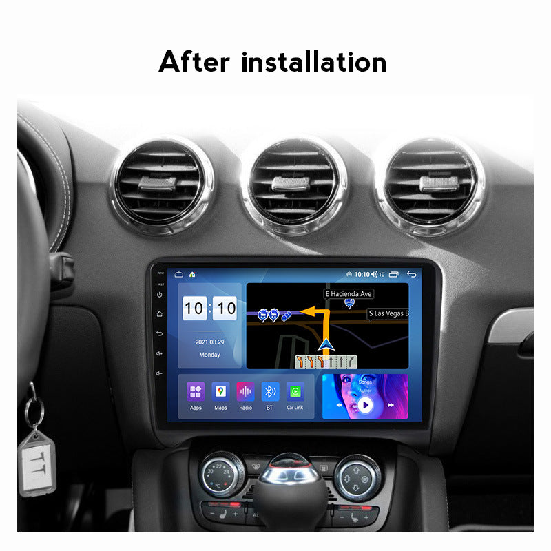 Suitable for Audi TT 06-12 to Android large-screen central control car navigation all-in-one machine 8 + 128G