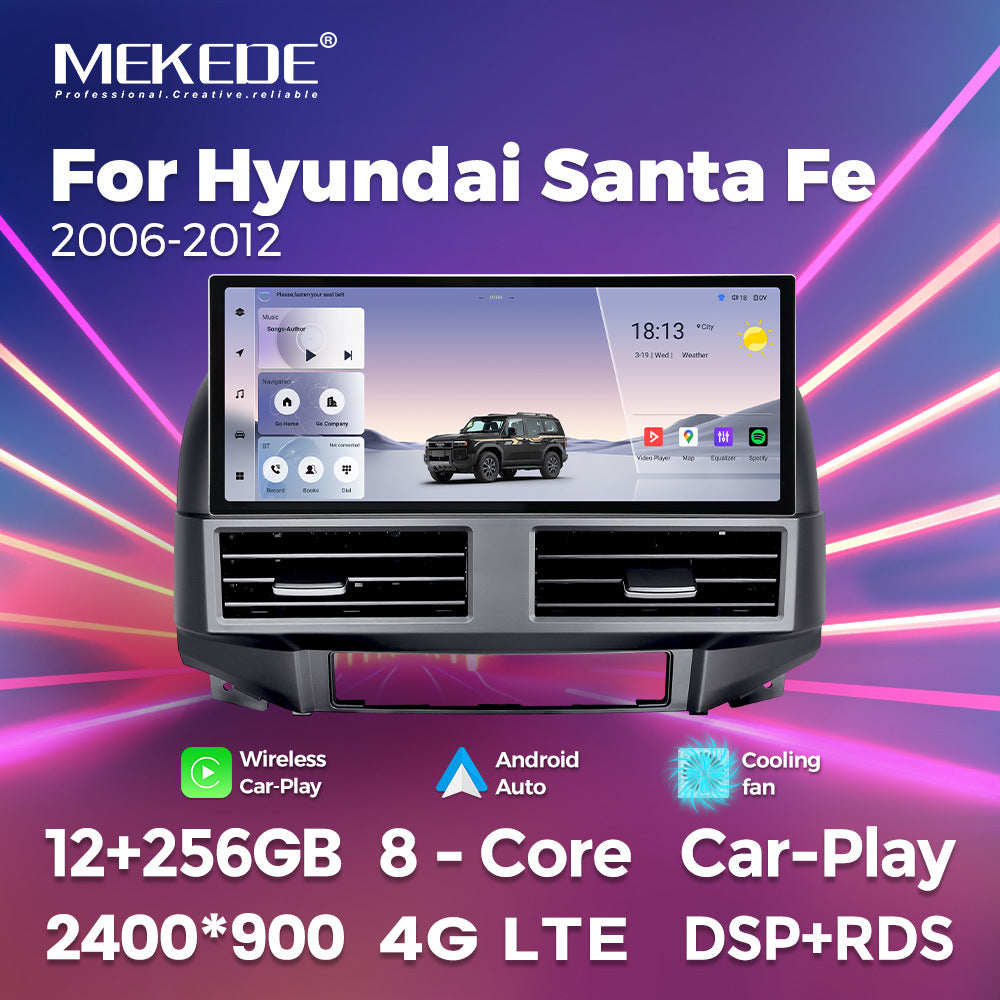 Suitable for hyundai santa fe 2006-2012 old santa fe 12.3inch android vertical screen navigator