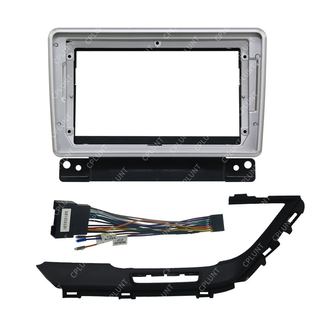 Versatile frame bracket compatible with buick gl6 android head unit navigation faceplate audio modification panel