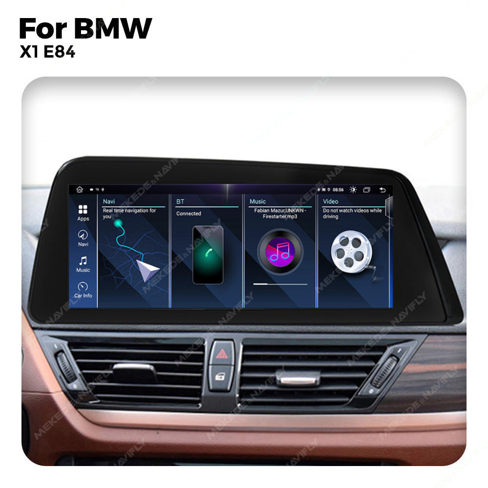 Compatible with BMW X1 E84 Blade Screen, Android In-Car Large Screen, Central Control CarPlay Navigation, Qualcomm 668S