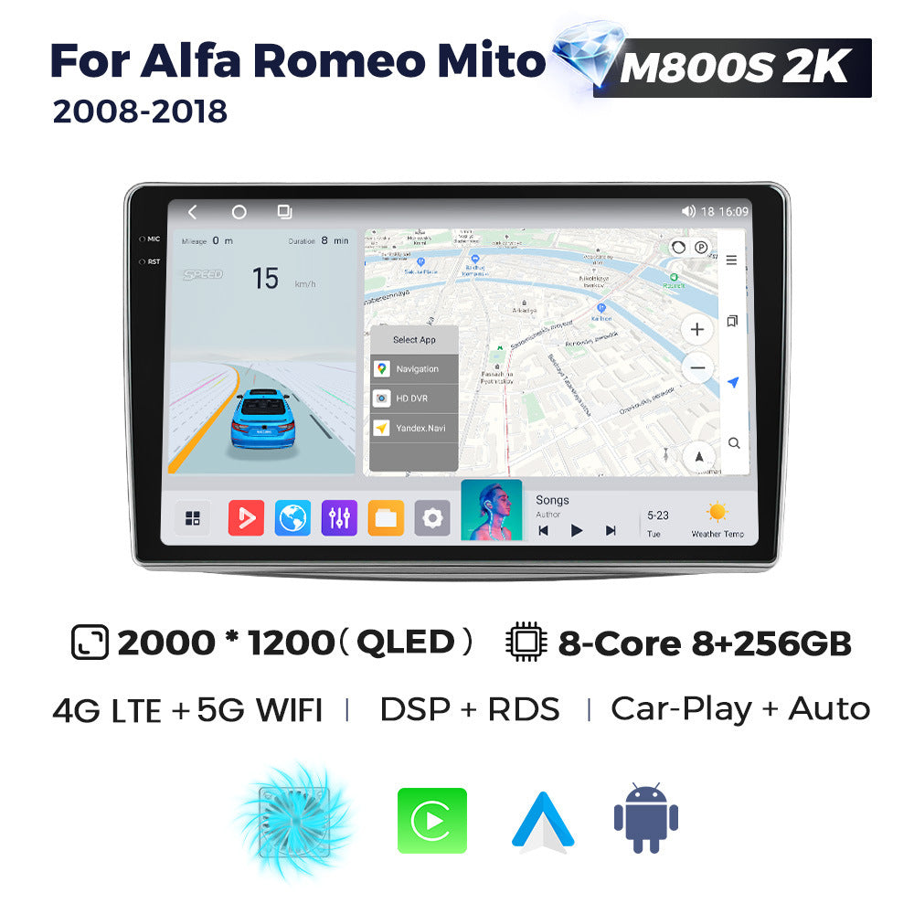 Suitable for alfa romeo mito 2008-2018 alfa romeo android navigator