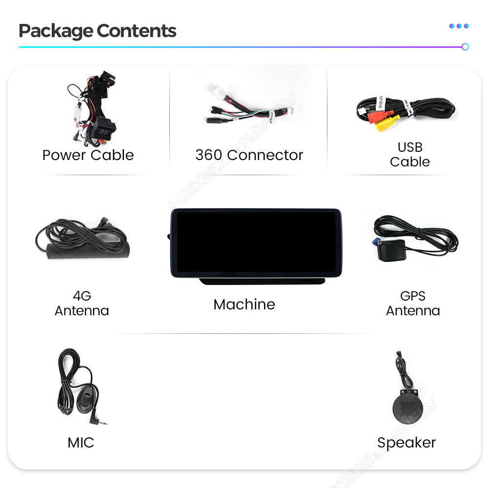 Applicable to Mercedes-Benz E-Class Coupe W207 C207 Android large screen central control navigation Bluetooth Carplay