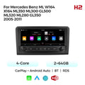 Compatible with Mercedes-Benz ML W164 GL X164 Android Large Screen Central Control Navigation Bluetooth Radio 10.25-inch