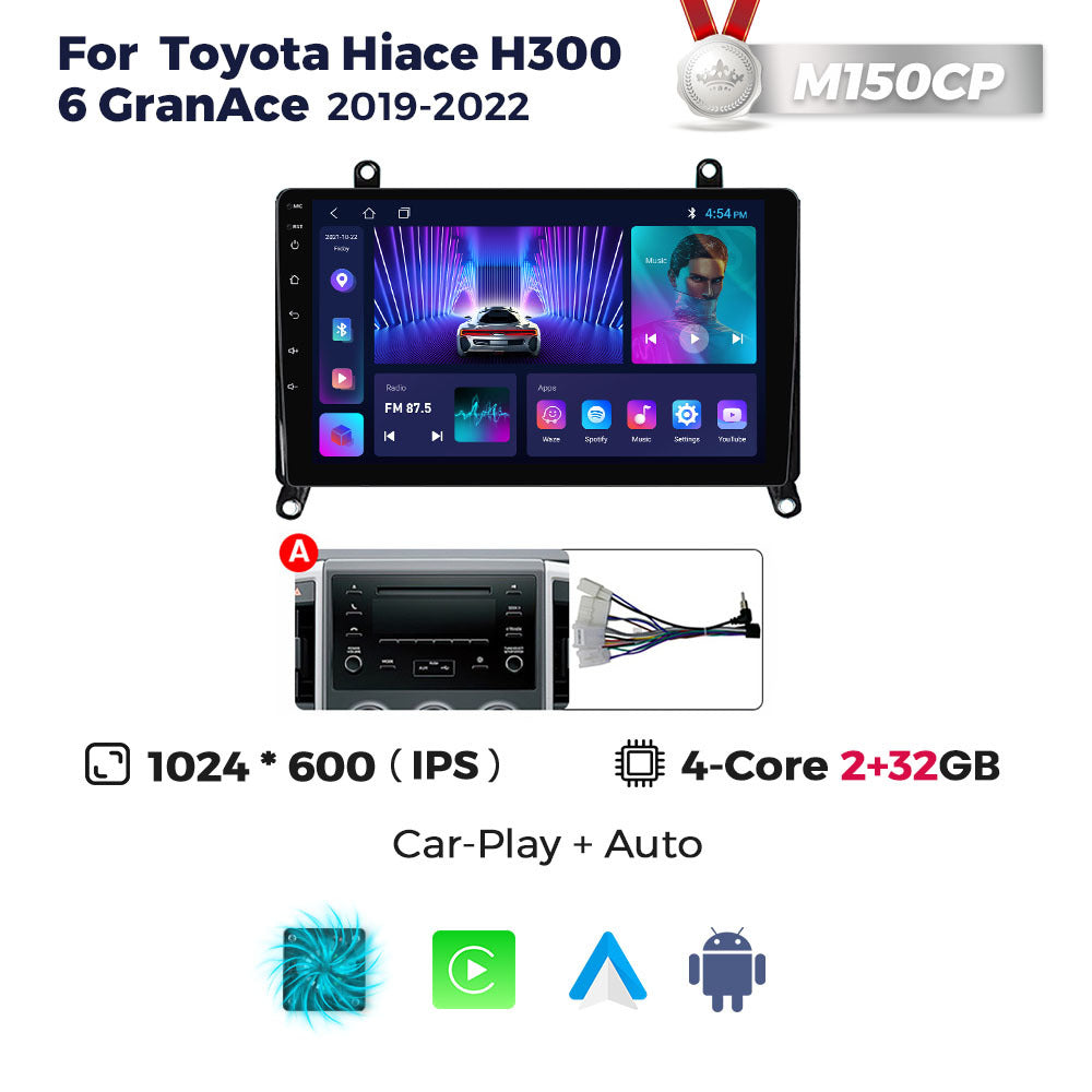 Suitable for toyota hiace h300 6 granace 2019-2022 toyota hiace android navigation