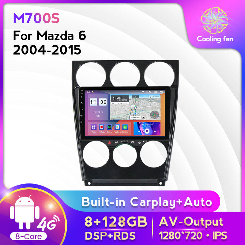 Suitable for 04-15 mazda 6 mazda 6 car large screen android navigator wireless carplay