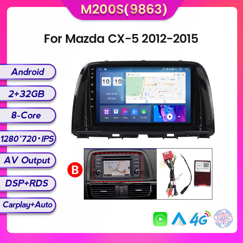 Suitable for Mazda CX5 12-15 modified Android large-screen central control car navigation screen 8 + 128G