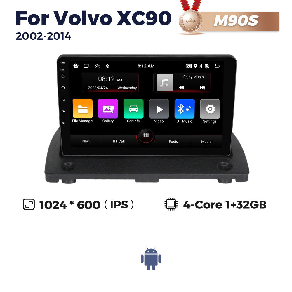 Suitable for volvo 02-14 volvo xc90 android large screen car navigation carplay cross-border supply