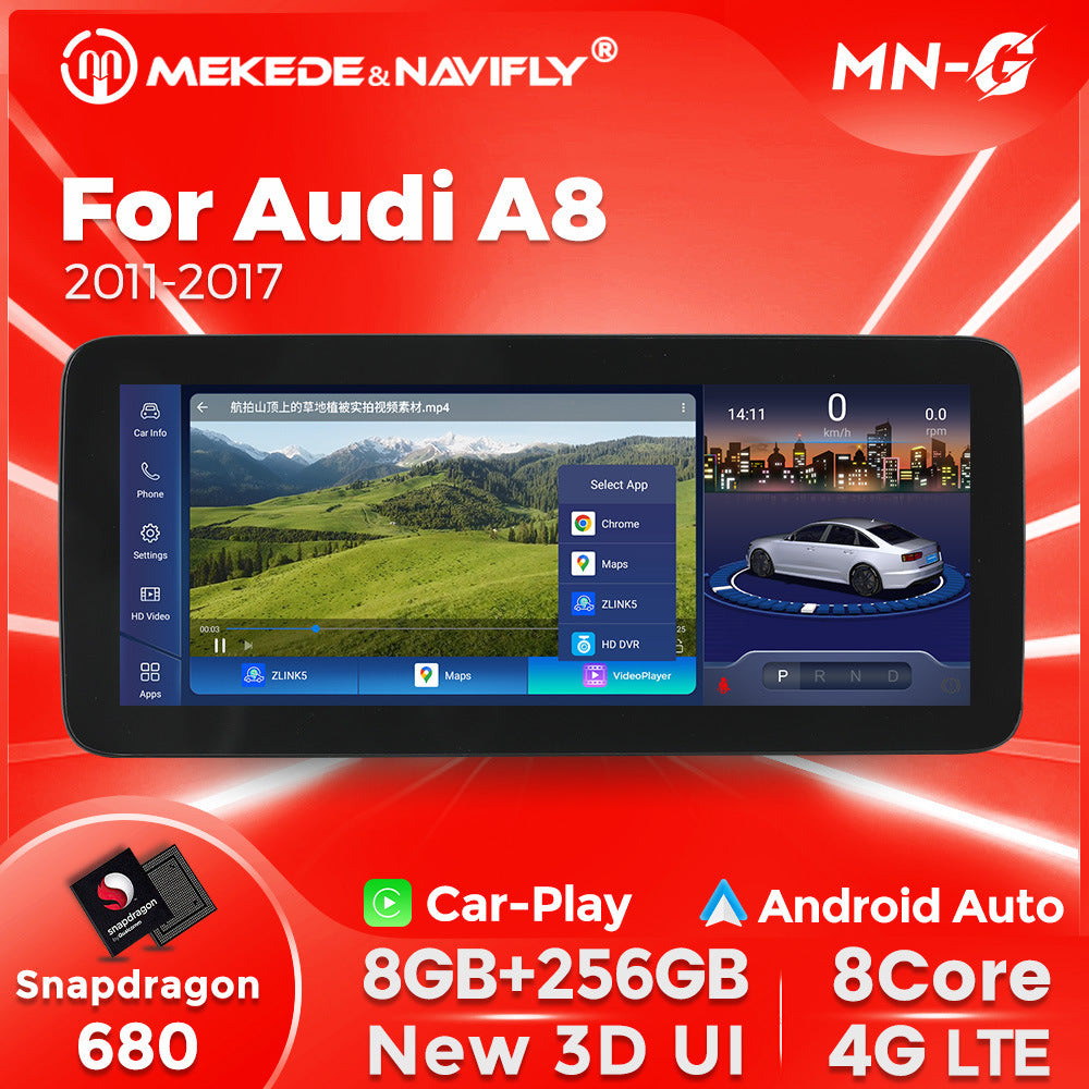 Suitable for audi a8 d4 2011-2017 audi a8 original car screen upgrade and modification large screen android navigation
