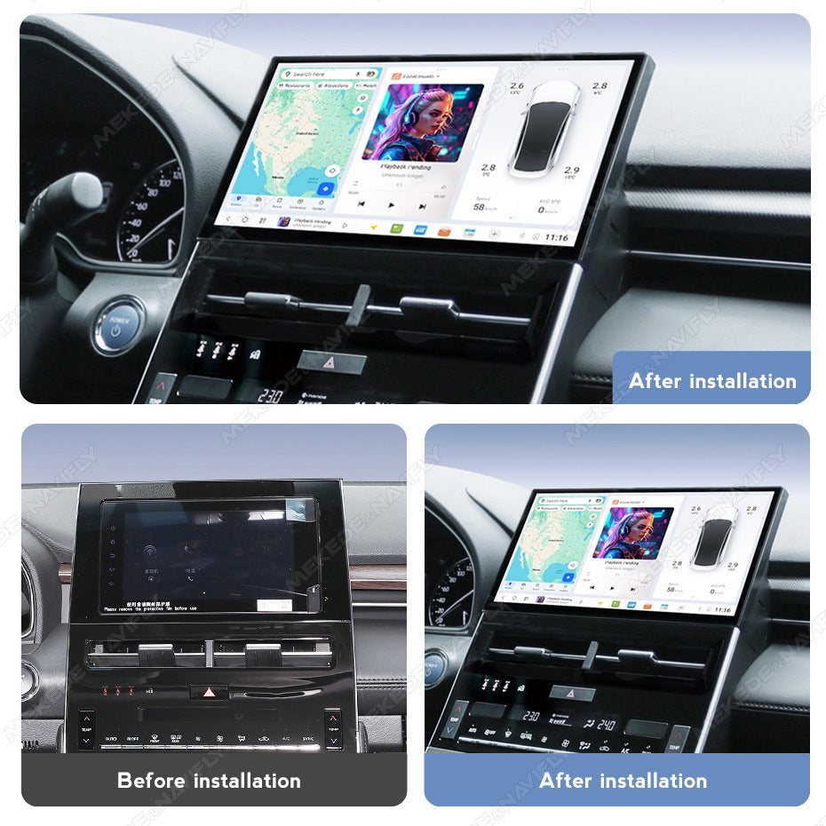 Suitable for toyota avalon 2019-2022 toyota asia dragon 12inch private model dudu android navigation