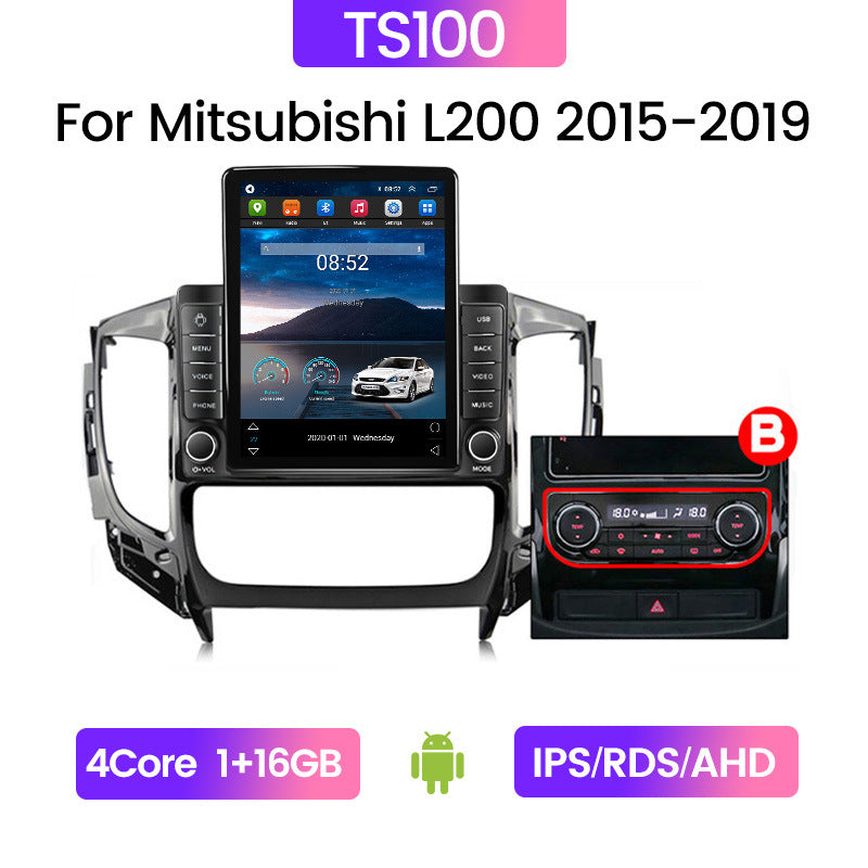 Suitable for mitsubishi triton l200 sport 2015-2019 vertical screen car android navigation