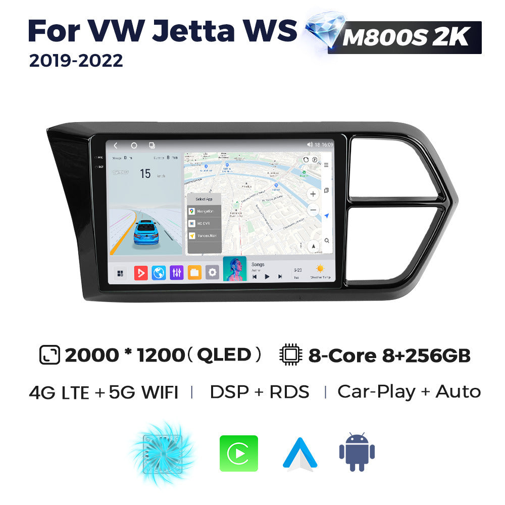 Suitable for vw jetta ws 2019-2022 android large screen car navigation wireless carplay