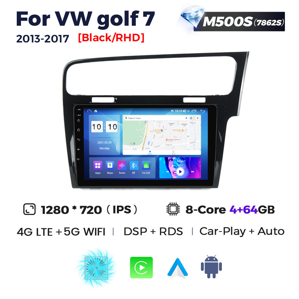 Suitable for left and right peptides vw golf 7 2013-2017 volkswagen golf seven car android large screen navigation