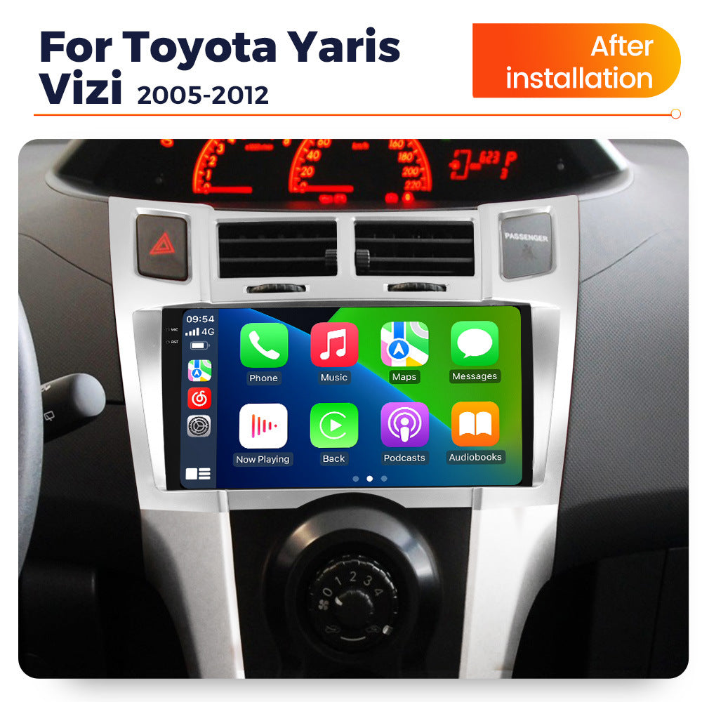 Suitable for Toyota Yaris Vitz 05-12 Android large screen central control navigation radio Carplay