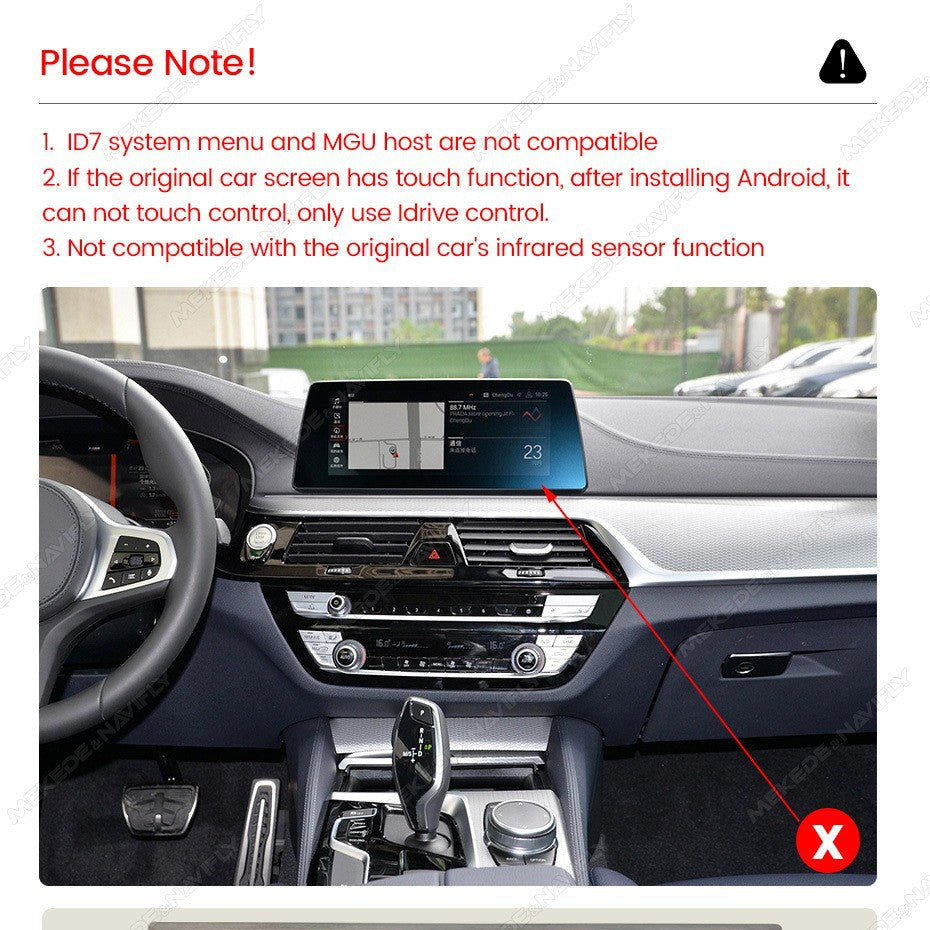 Suitable for bmw 5 series g30 evo bmw original car screen upgrade 10.25inch central control android navigation