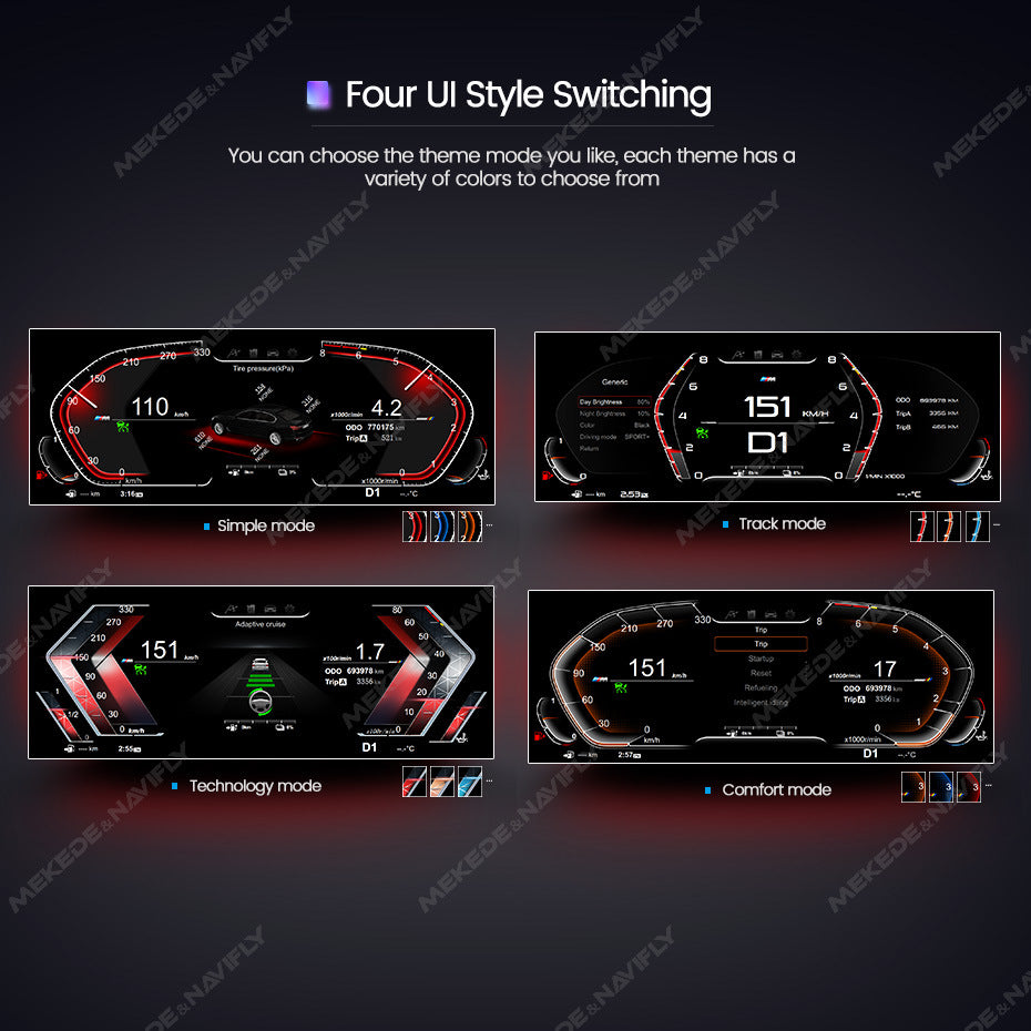 Suitable for bmw z4-e89 2009-2016 bmw z4-e89 restoration upgraded lcd instrument display