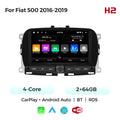 Suitable for fiat 500 2016 - 2019 fiat 500 7" car android smart navigator
