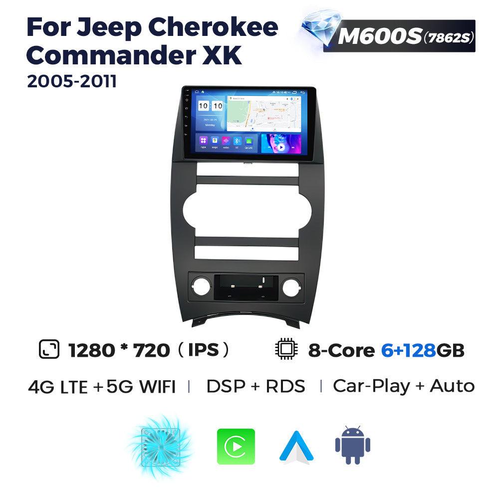 Applicable to Jeep Cherokee Commander XK 05-11 Android large screen central control navigation