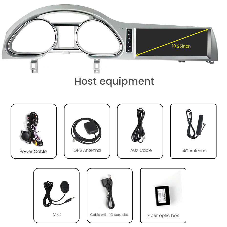Suitable for for audi q7 2010-2015 audi q7 restoration qualcomm xiaolong large screen android navigator