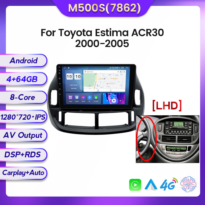 Suitable for 2004 toyota estima acr30, android head unit with wireless carplay for in-car entertainment