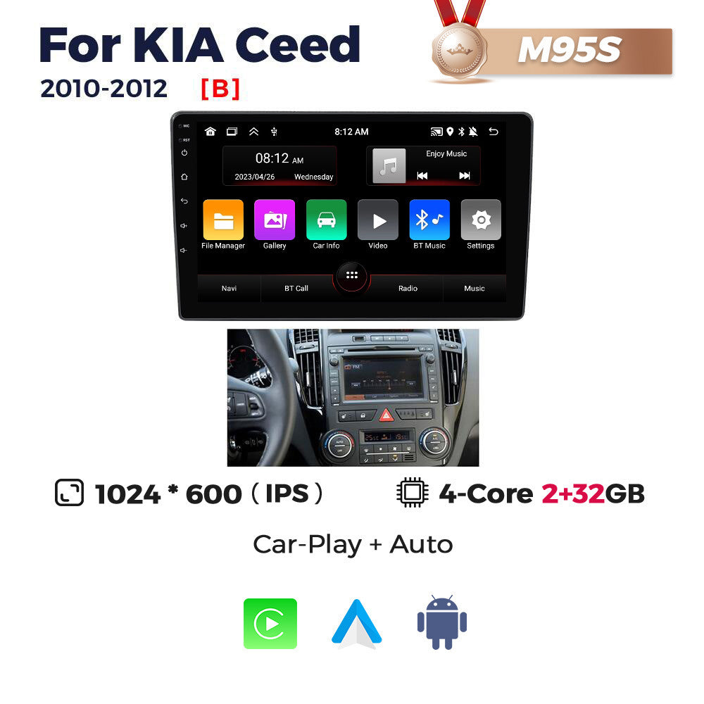 Suitable for kia ceed 2006 - 2012 kia ceed restoration smart android large screen car navigator