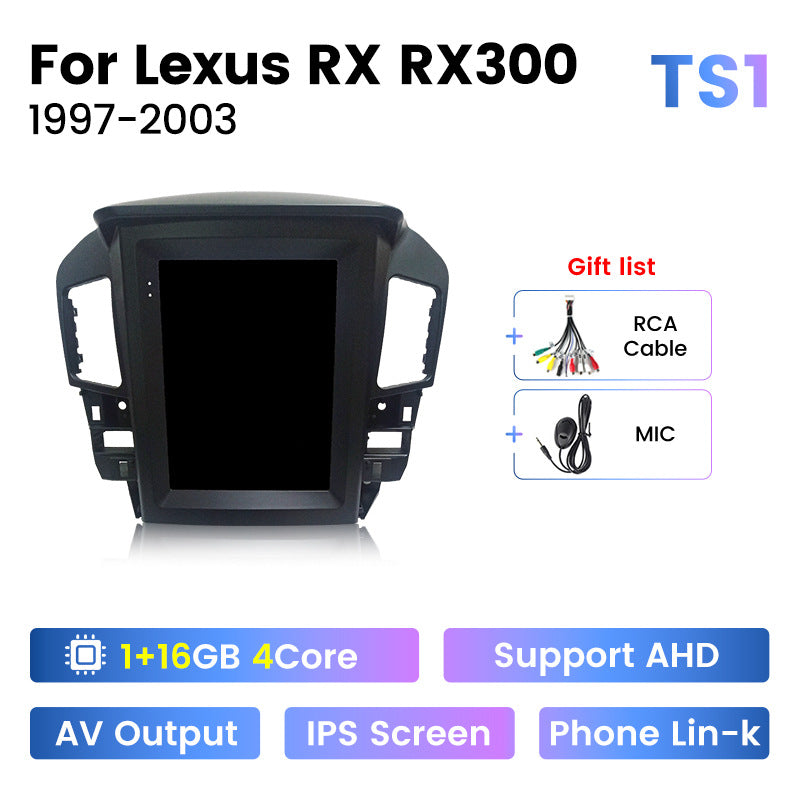 Suitable for lexus rx rx300 rx330 rx350 rx400 rx450 vertical screen android navigator