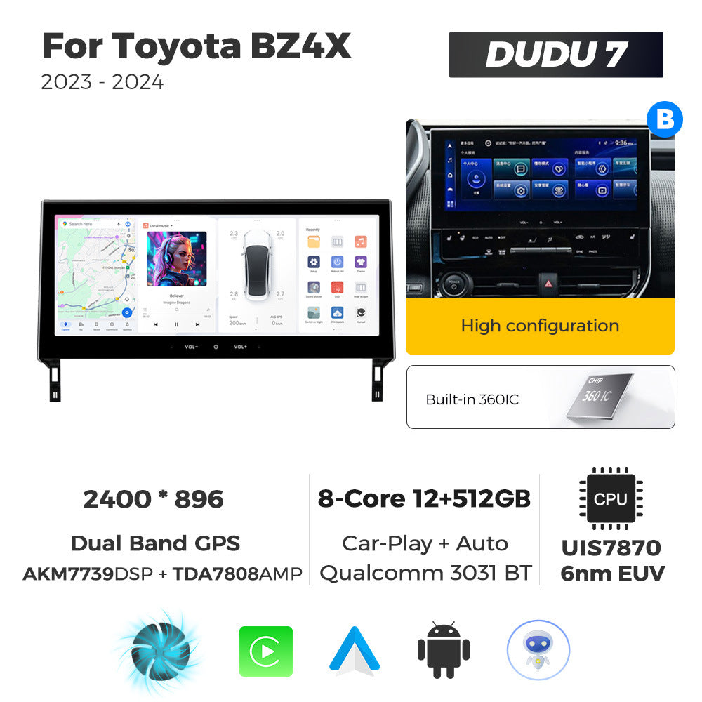 Suitable for toyota bz4x to present 2022-2024 toyota bz4x platinum 4x12 dudu7