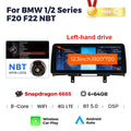 Suitable for bmw1series f20/f22 nbt bmw 1 series 12.3inch upgraded large screen android navigation device