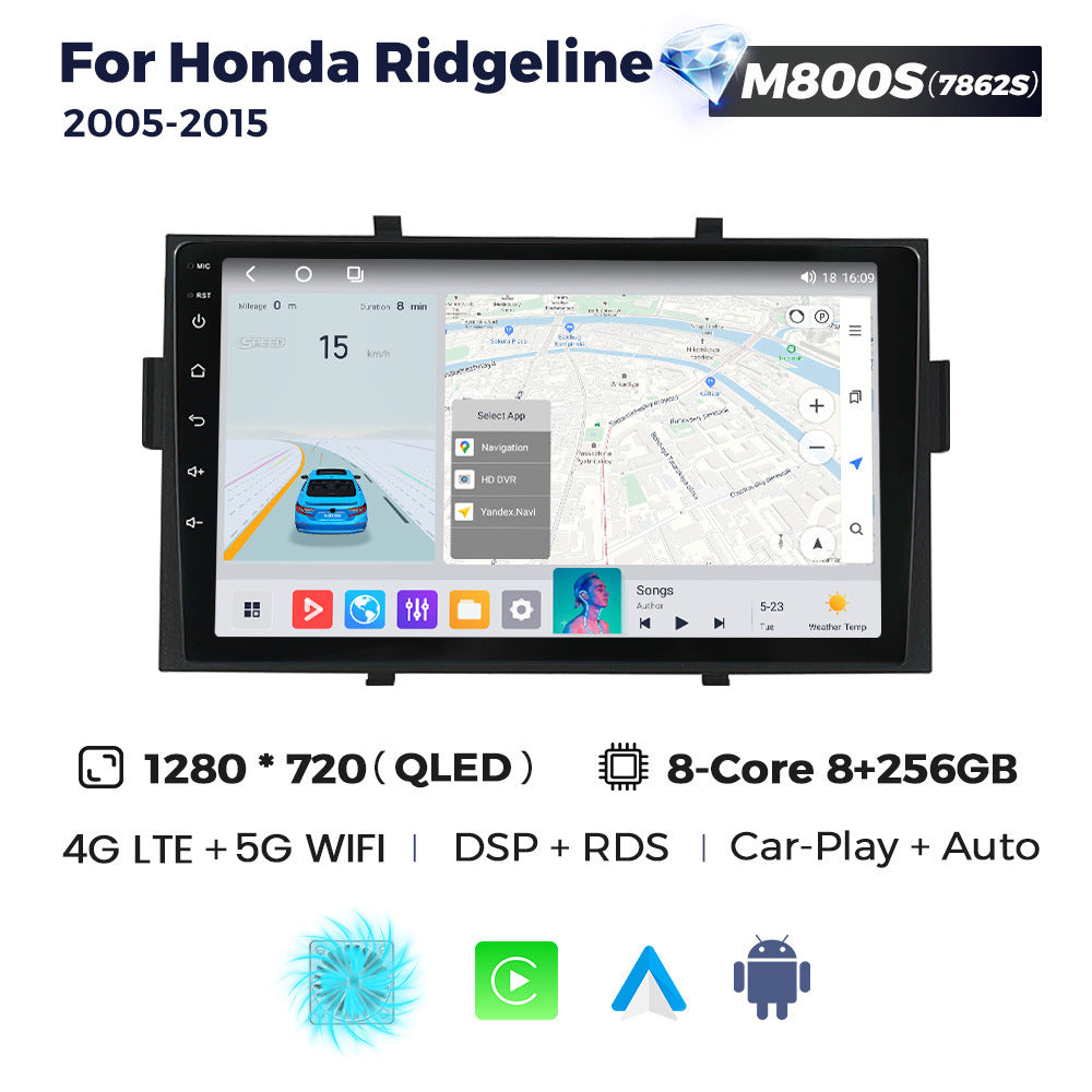 Suitable for honda ridgeline 2005-2015 honda pickup truck central control radio android navigator