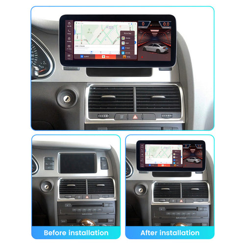 Applicable to Audi Q7 2005-2015 Android large screen central control car navigation Bluetooth Carplay