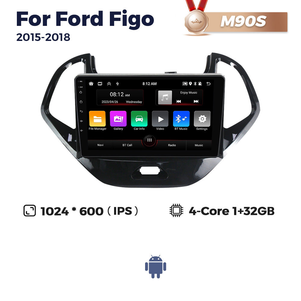 Compatible with Ford Figo 2015-2018 Android large-screen central navigation Bluetooth CarPlay