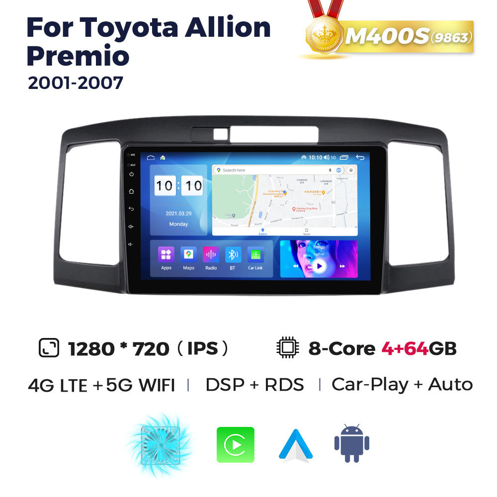 Suitable for toyota allion premio 2001-2007 toyota asia dragon android car navigation