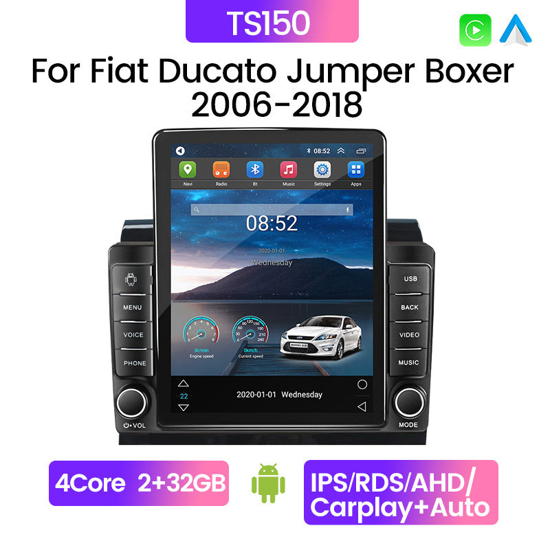 Suitable for fiat ducato jumper boxer 2006-2018 stone monument machine vertical screen android navigation