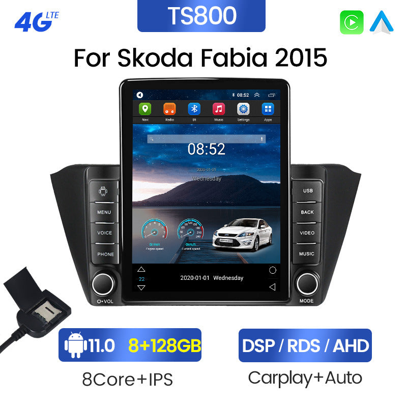 Suitable for skoda fabia 2015 skoda fabia vertical screen android navigator carplay