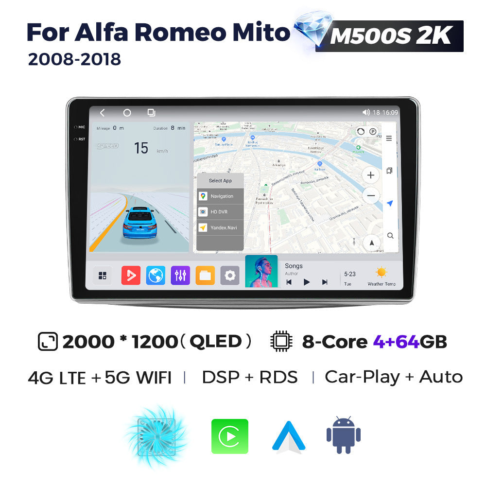 Suitable for alfa romeo mito 2008-2018 alfa romeo android navigator