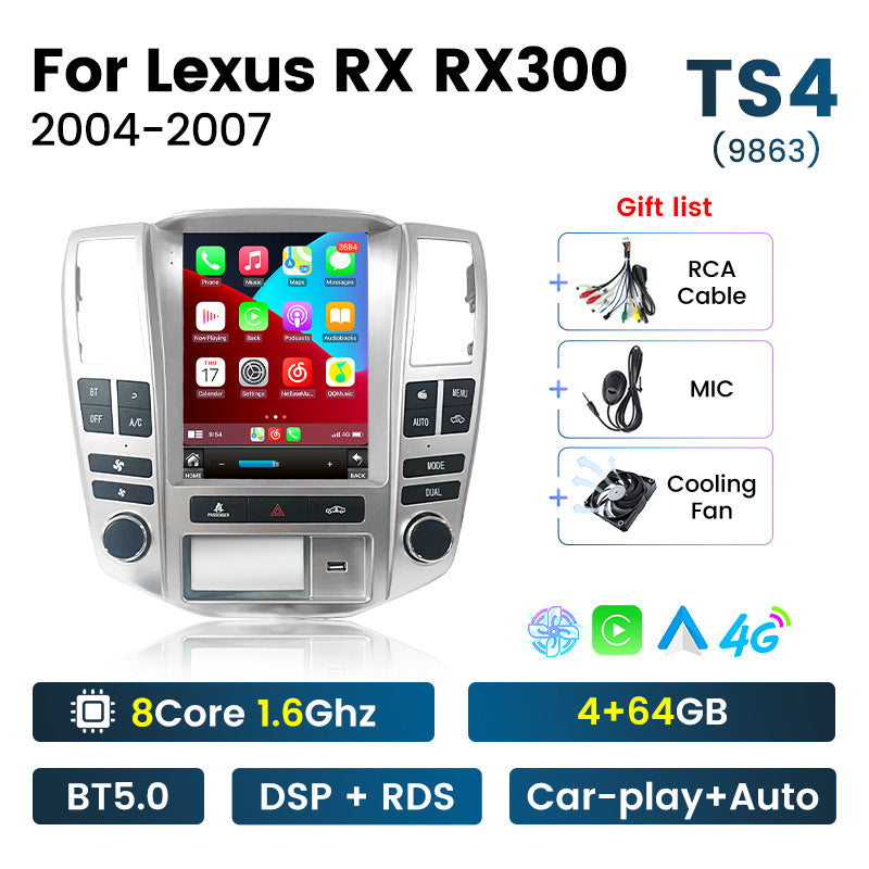 Suitable for lexus rx300 330 350 rx400 450 lexus rx vertical screen android navigator