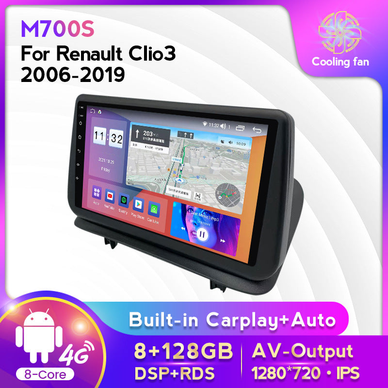 Compatible with the Renault Clio 3 06-19 Android large-screen central control in-car navigation screen 8+128G