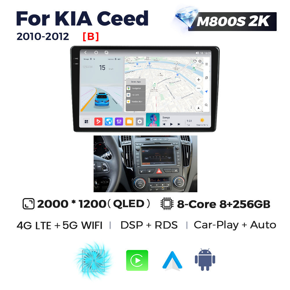 Suitable for kia ceed 2006 - 2012 kia ceed restoration smart android large screen car navigator